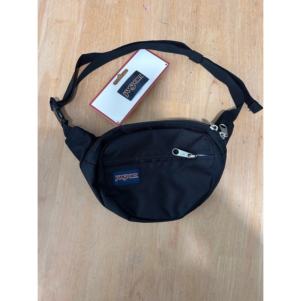 JanSport Fifth Avenue Fanny Pack Waist Bag Black JS00TAN1008 NWT Outdoor Travel